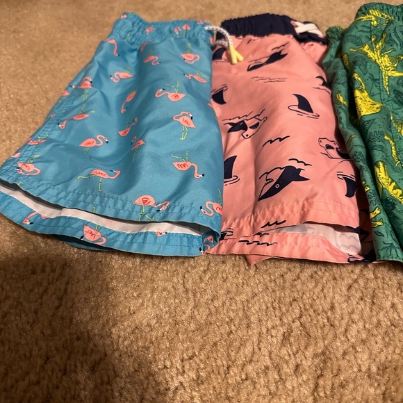 Colorful Patterned Swim Trunks Set - Picture 2 of 4